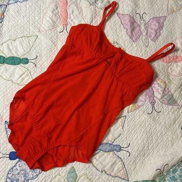 NWT Under The Wire Bodysuit In Blood Orange - Picture 4 of 5